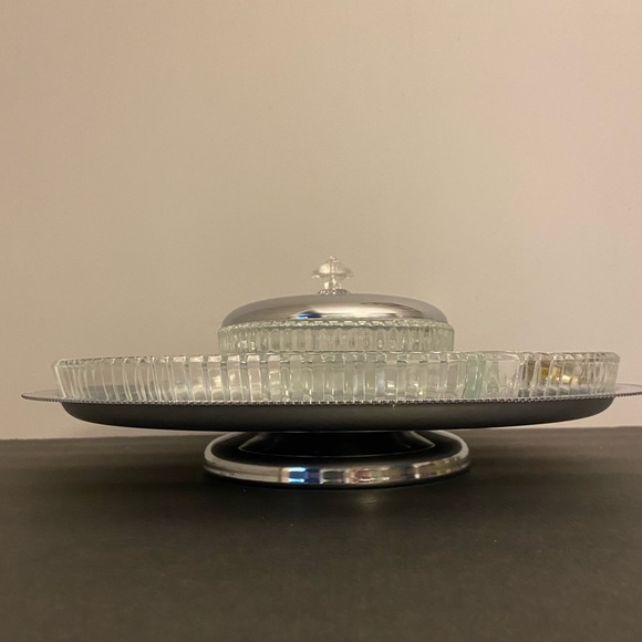 Vintage Kromex Divided Lazy Susan - Picture 5 of 6